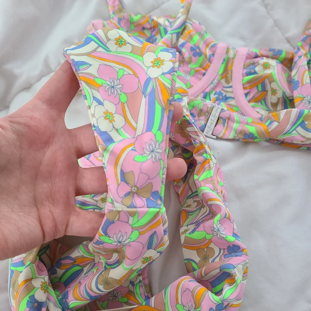 NWT For Love & Lemons Devon Bikini Set - Picture 5 of 6